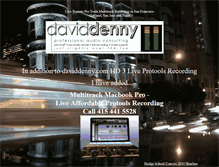 Tablet Screenshot of daviddenny.com